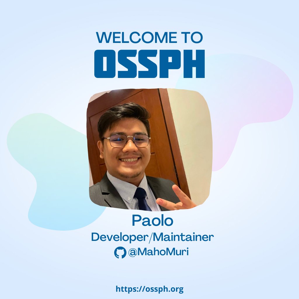 OSSPhilippines's tweet image. Welcome to the latest addition to our team @mahomuri, Carl, and Jem! Thank you so much for making our community better &amp;lt;3

#ossph #oss #ossphilippines #opensource