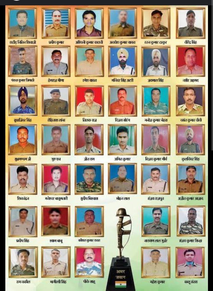 ColAmitkumar's tweet photo. Today on 14 feb! Black Day 4 us. Grand tribute to our CRPF Heroes on their Veer Gati during Cowardice attack organised by Pakistan. May God bless their souls and give sense to our politicians &amp; Citizen 4 becoming worth 4 such Veer Gati!! #youths #citizen #Indians #publicservants https://t.co/x1bkUnQWAt