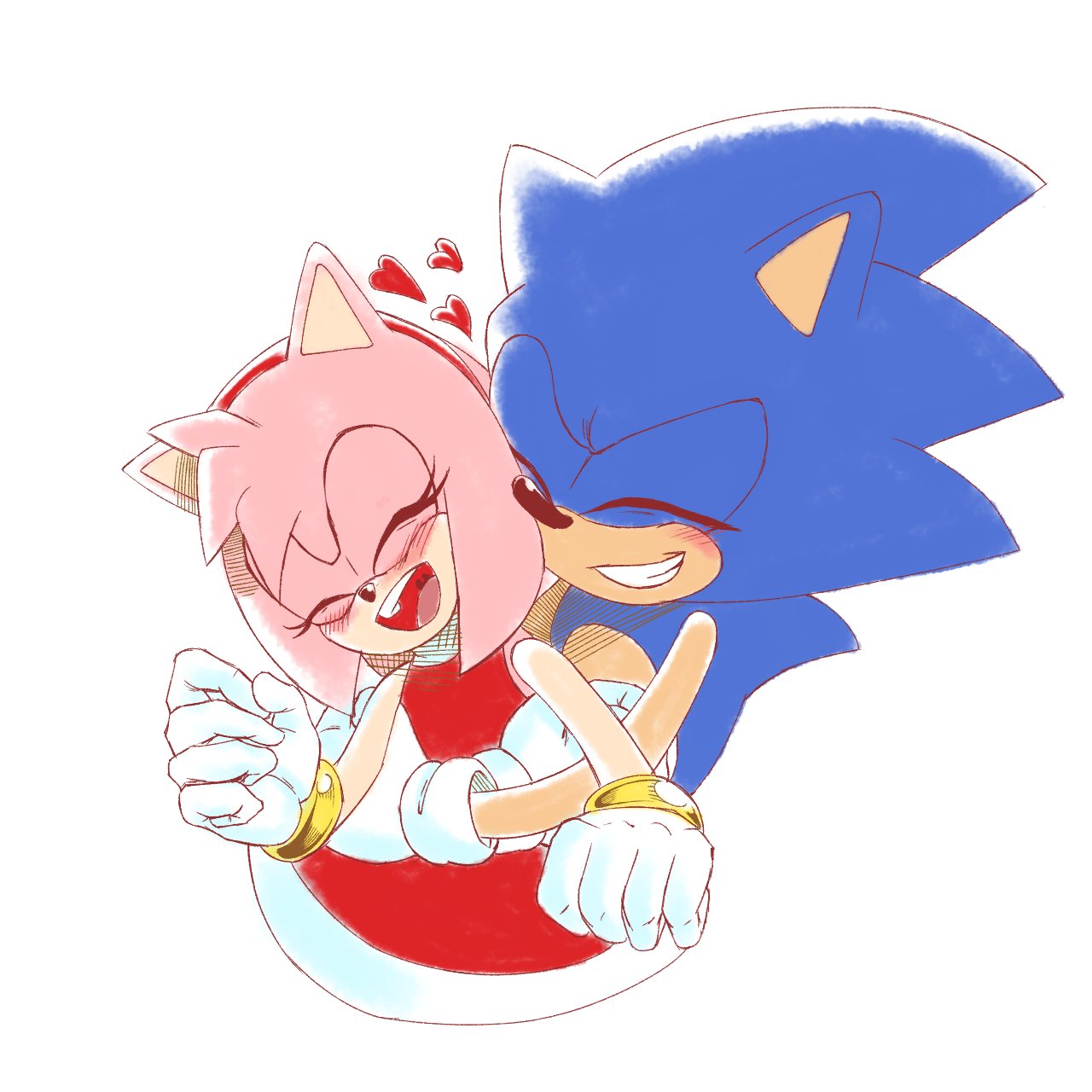 Ben The Cancer (COMMS OPEN!!!!!!!!) on X: sonamy for da valentine