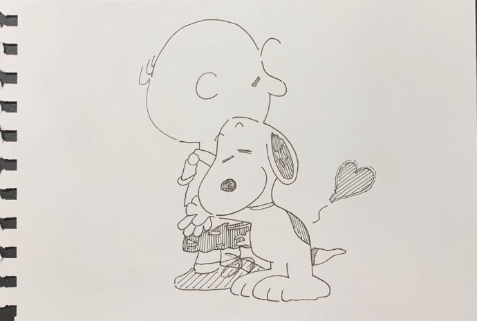 hinataboko1105's tweet photo. 【毎日イラスト/140日目】
スヌーピー&チャーリーブラウン
描きました。↓
https://t.co/Cv5xVol7L8
#shorts #イラスト #イラストタイムラプス #イラストメイキング #スヌーピー #チャーリーブラウン #snuppy #charliebrown #イラスト練習中 #毎日イラスト https://t.co/IXCa2IV3Sb