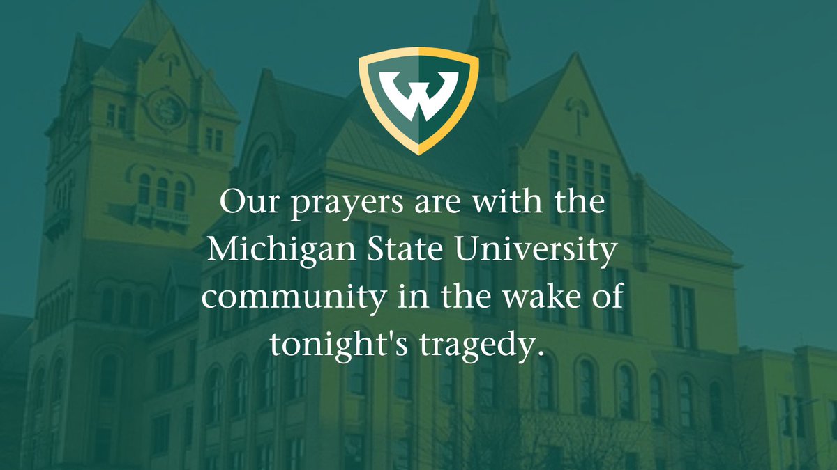 Our prayers are with you, Spartans.