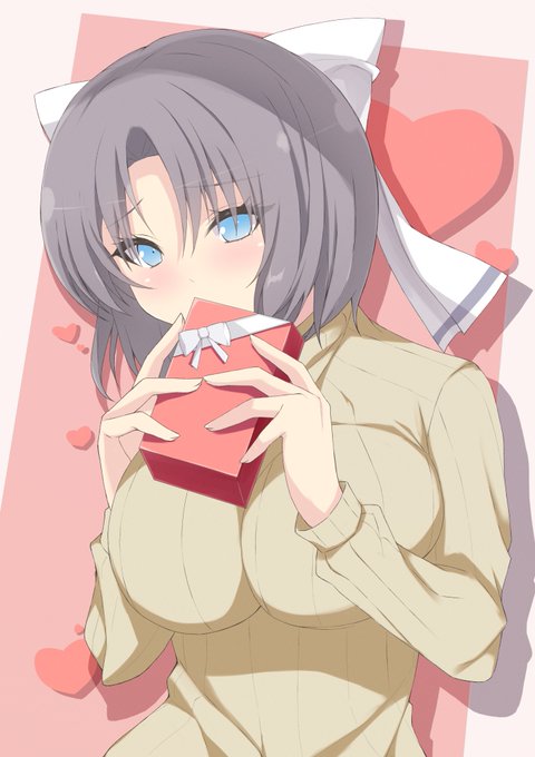 2月14日なので雪泉ちゃんからチョコのプレゼントです!
 #閃乱カグラ  #雪泉 