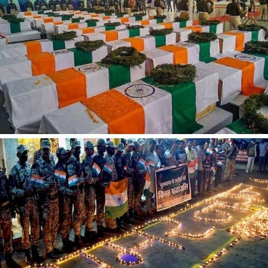 major_madhan's tweet photo. #PulwamaTerrorAttack - Never forget.. tribute to our men who laid down their lives in the line of duty.
#JaiHind https://t.co/OpEidxN8vM