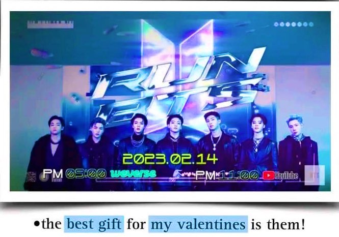 JhaAe_Kim's tweet photo. 𝕙𝕒𝕡𝕡𝕪 𝕧𝕒𝕝𝕖𝕟𝕥𝕚𝕟𝕖'𝕤 𝕕𝕒𝕪 ❤️🌹💜
วันนี้เราไม่ต้องเหงานะ เพราะเรามี valentine's gift💜 เป็น RunBTS 💜✨
#Kimtaehyung #TAEHYUNG #BTSV #V #RunBTS #ValentineWithV #ValentineWithBTS https://t.co/qJPRG8EeBS