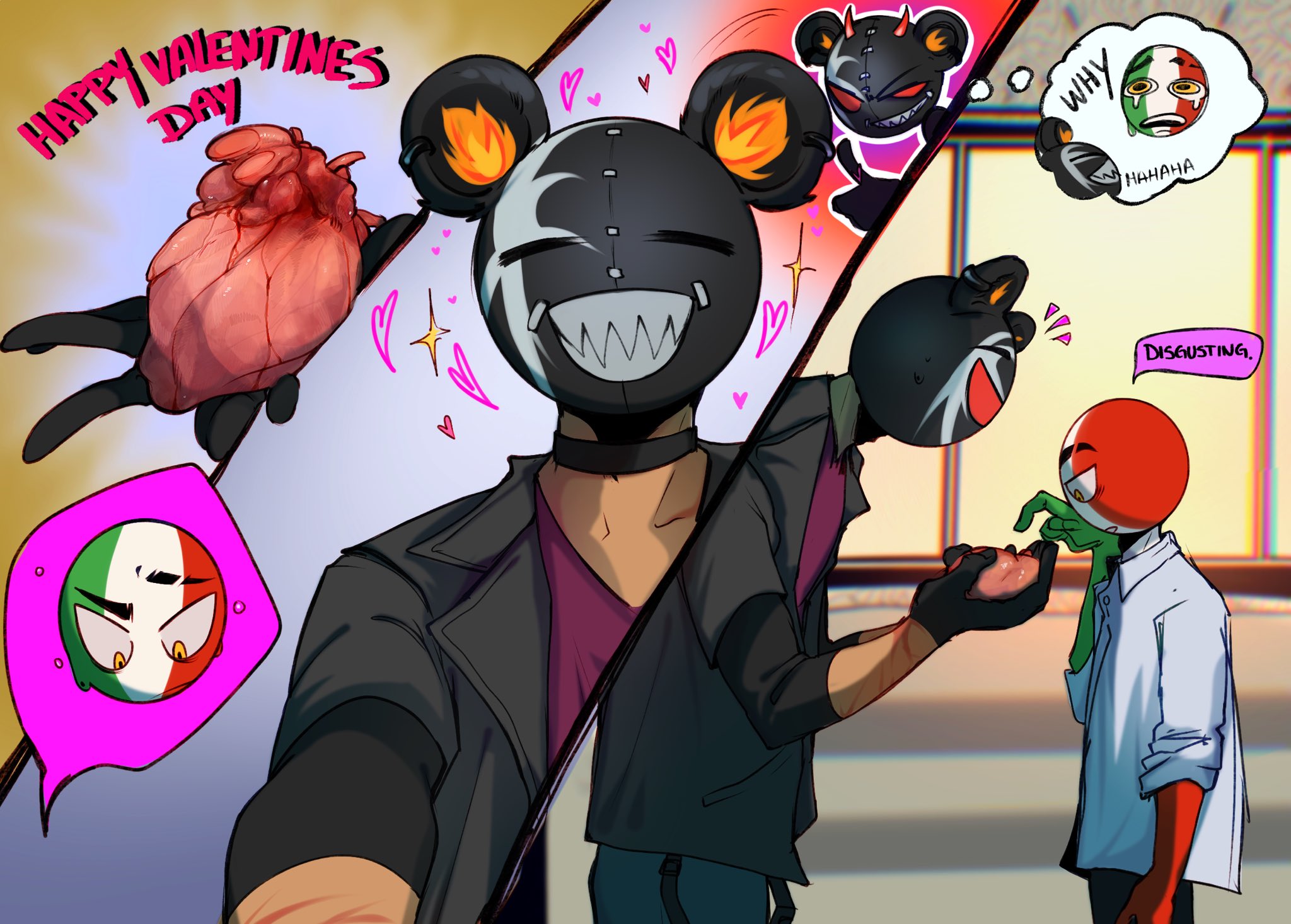 Trashy!☆ 🇪🇦🦫 on X: Don't stop it's actually fun 😈😈 #countryhumans  #Qatar2022 #countryhumansqatar #countryhumansnsfw   / X