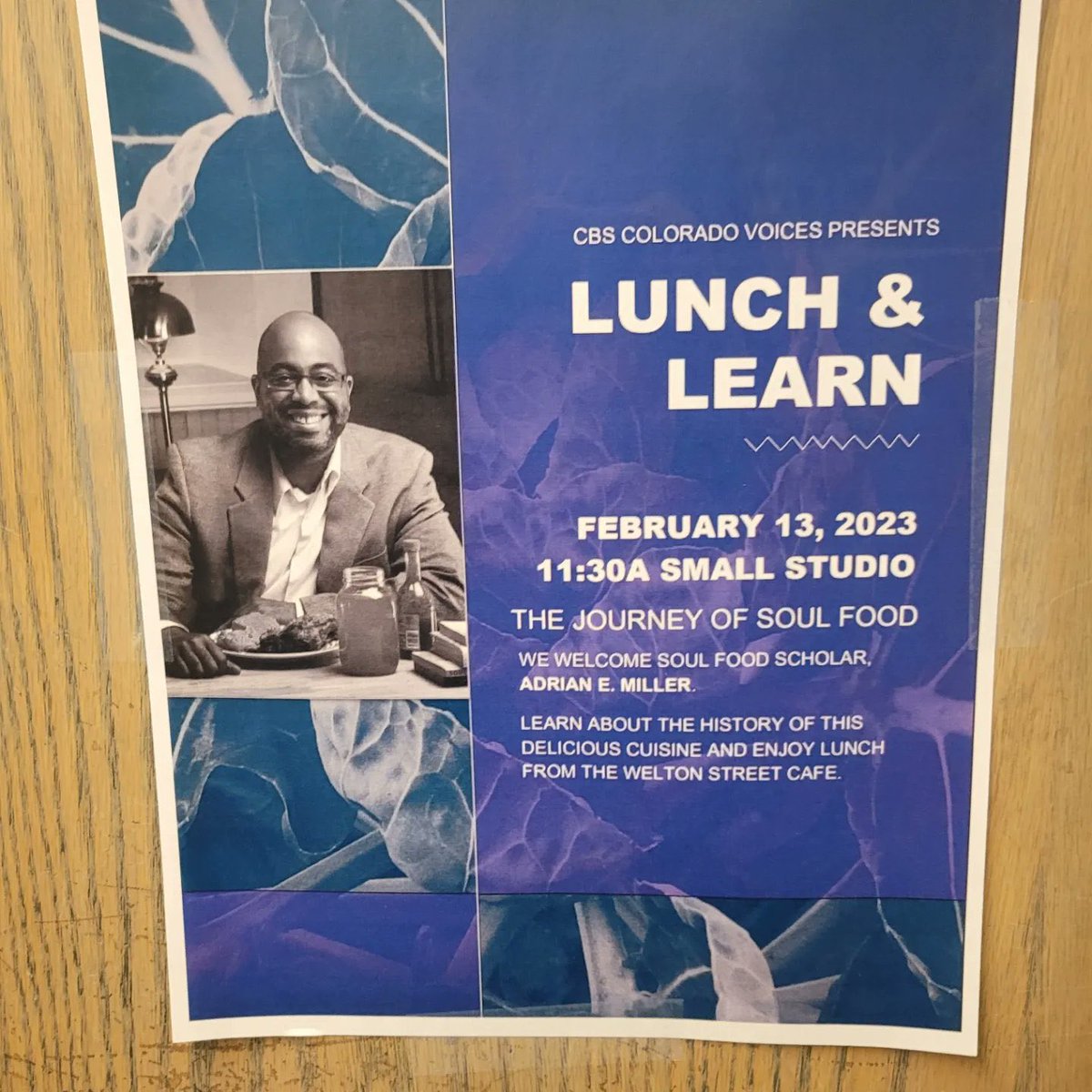 cbkmediamgt's tweet photo. Client @ToriMasonTV did an amazing job today hosting @CBSNewsColorado โLunch & Learnโ for Black History Month. Tori lined up the terrific @soulfoodscholar for a fantastic
Q & A session.
#DenverTVNews
#CBSDenver
#NewsReporter
#NewsAnchor
#BlackHistoryMonth
#TeamCBK https://t.co/XBCazEBYMa