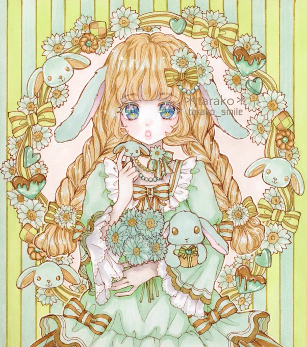 #バレンタイン2023 #ValentinesDayチョコミントバニーちゃんのバレンタインデー 