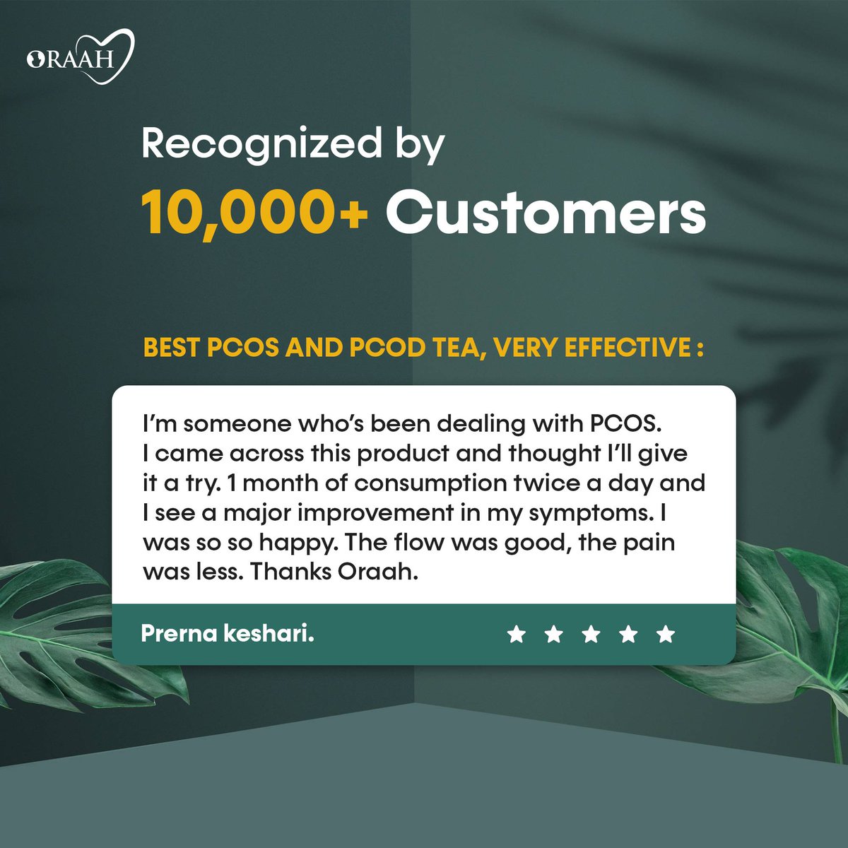 oraahwellness's tweet photo. Reviews like these make our day!☺
Thank you Prerna keshari for your review🤗

Want to ask us anything? Drop your queries in the comments below 👇

#review #healthcare #love #health #oraah #ReviewPost #positivereview #reviewtime #pcos #pcodtea #pcod #irregularperiods #cramppain https://t.co/h1JEpO3pIc