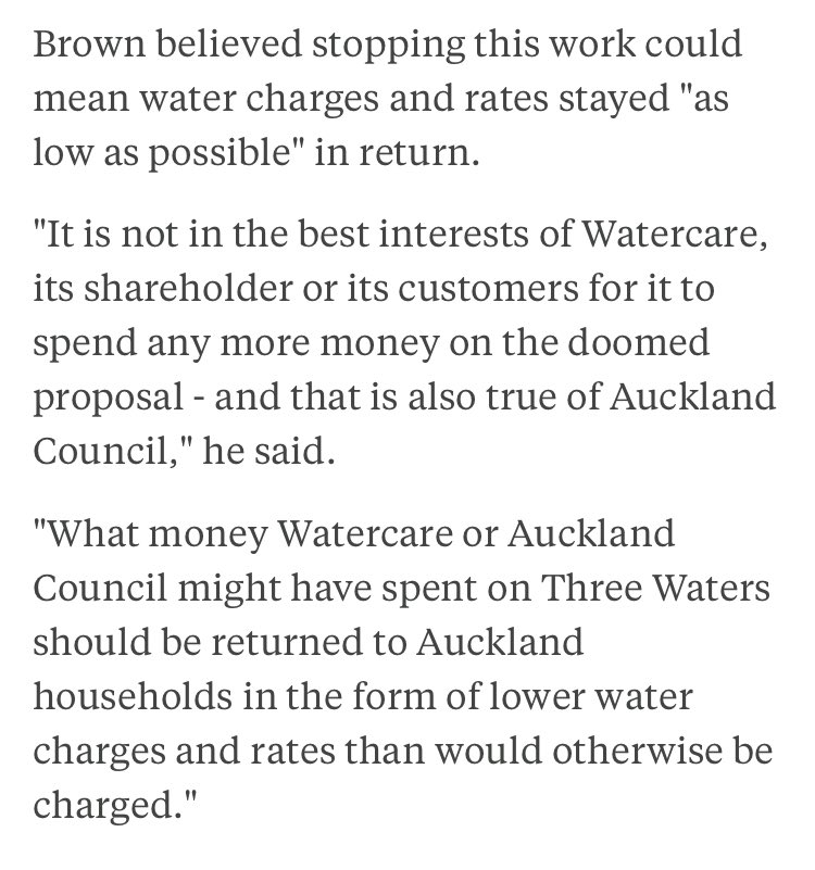 17 October 2022 Wayne Brown said he wanted reduce rates & water charges by not investing in Water Infrastructure. #nzpol #AucklandWeather from RNZ news.