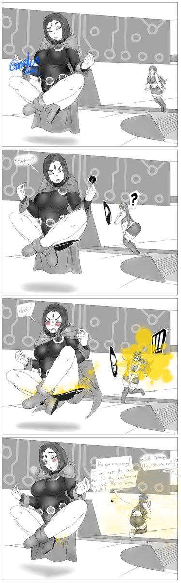 Lazei3's tweet photo. Raven's Portal Fart Request Sketch. https://t.co/m2sHLimGyr