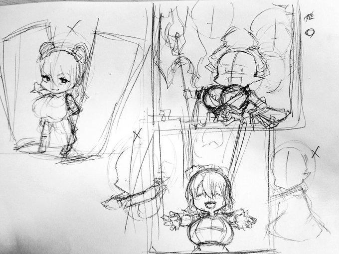 昼休憩にちょっとデザイン考えてました。 