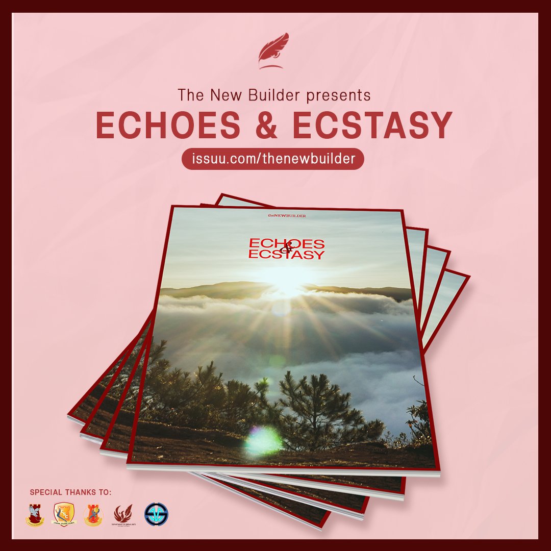 As the Day of Love finally arrives, The New Builder releases the much-awaited special issue – Echoes &amp; Ecstasy.

Come celebrate with us as love's flame continues to flicker, both in gentle flames and fiery embers.

Read the literary folio here: bit.ly/TNB-LiteraryFo…