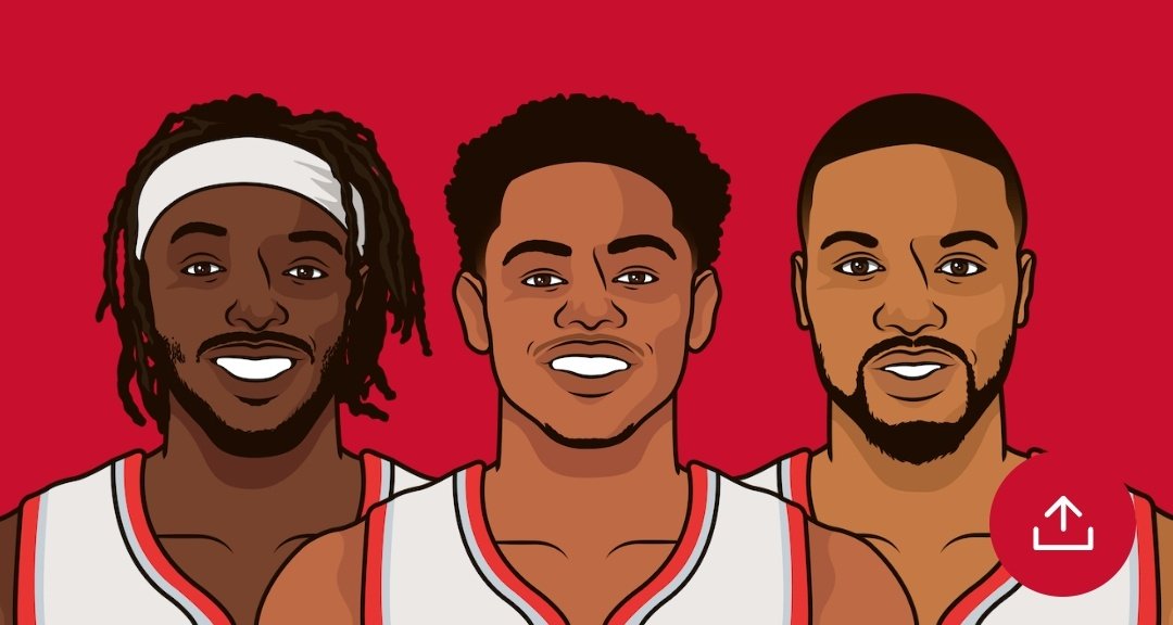 BlazersMuse's tweet photo. The Blazers at the half:

Franchise Record for 17 3s in a half

Dame:

30 Points
24 Points in the 2nd quarter
8 3s at halftime

Blazers are coookingg🔥 https://t.co/XAYSwaQpuV