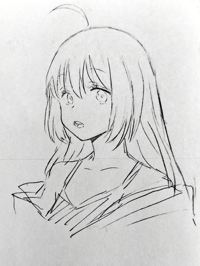 A little during lunch break_✍Drawing 