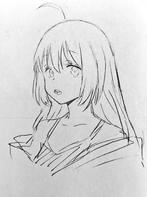 A little during lunch break_✍Drawing 
