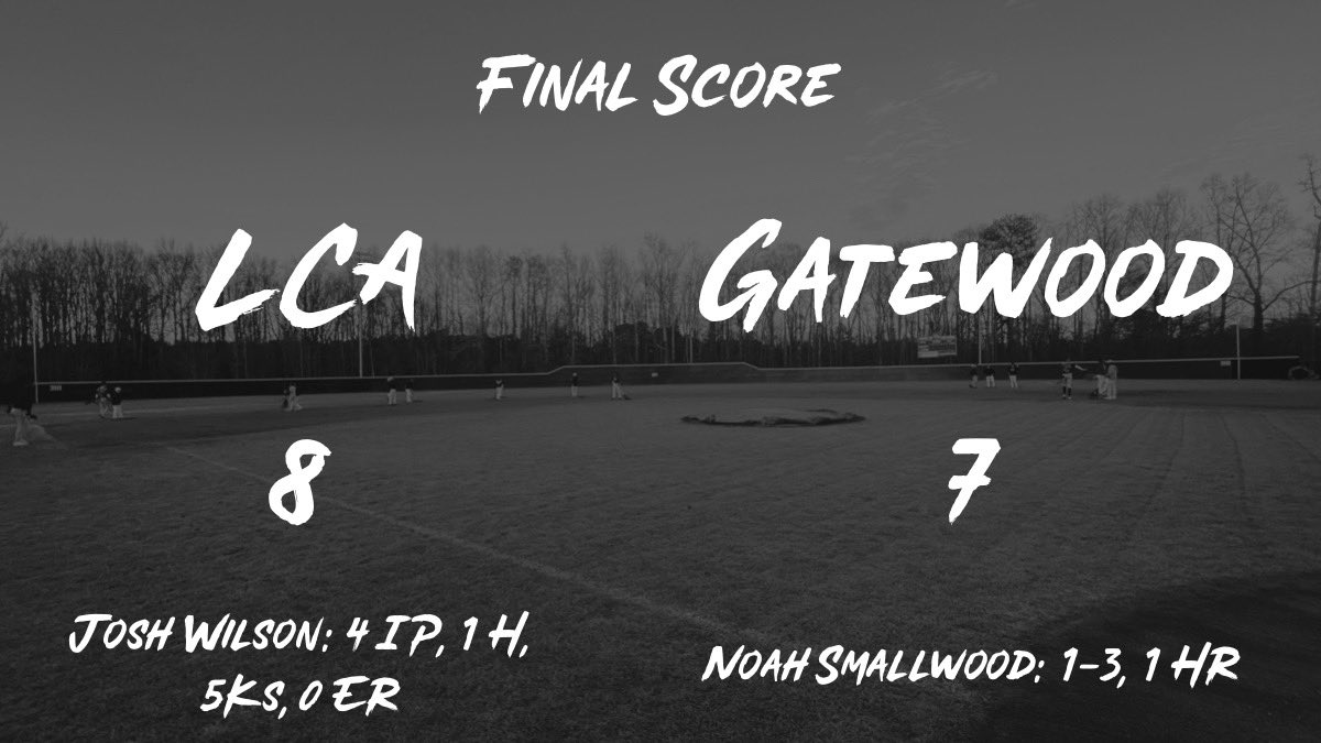 lcalionsbsbl's tweet photo. Lions start off 1-0 with a comeback win over Gatewood! #Composure #Connection #Consistency https://t.co/9jGTOWixdu