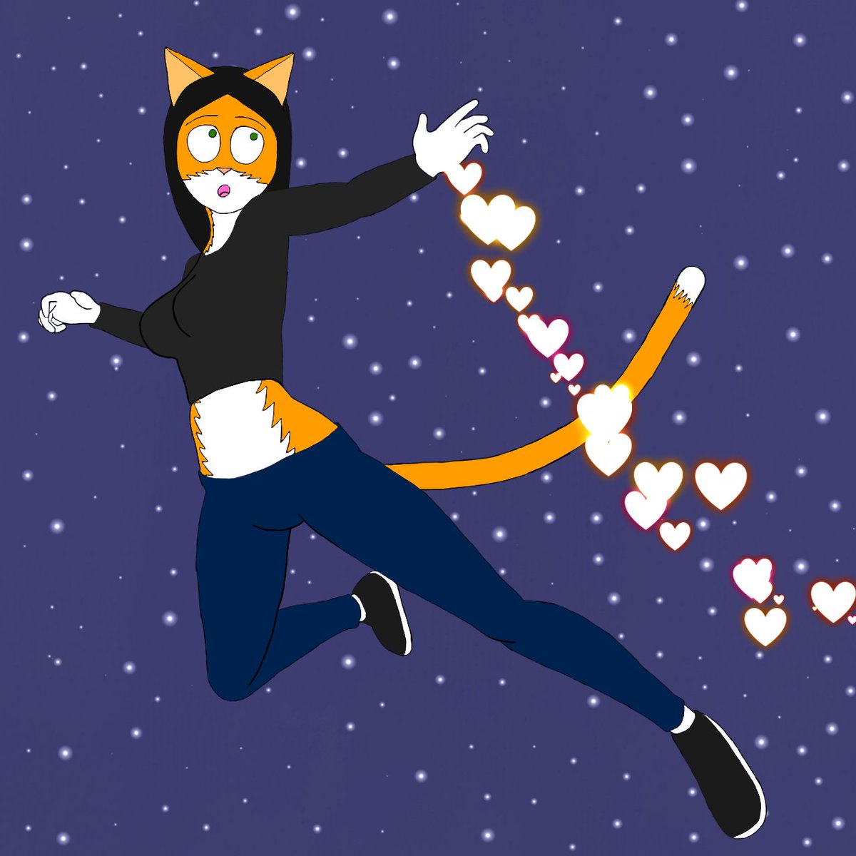 countrywalker07's tweet photo. Un dibujo a mi oc 🧡 https://t.co/4soOPliRJI