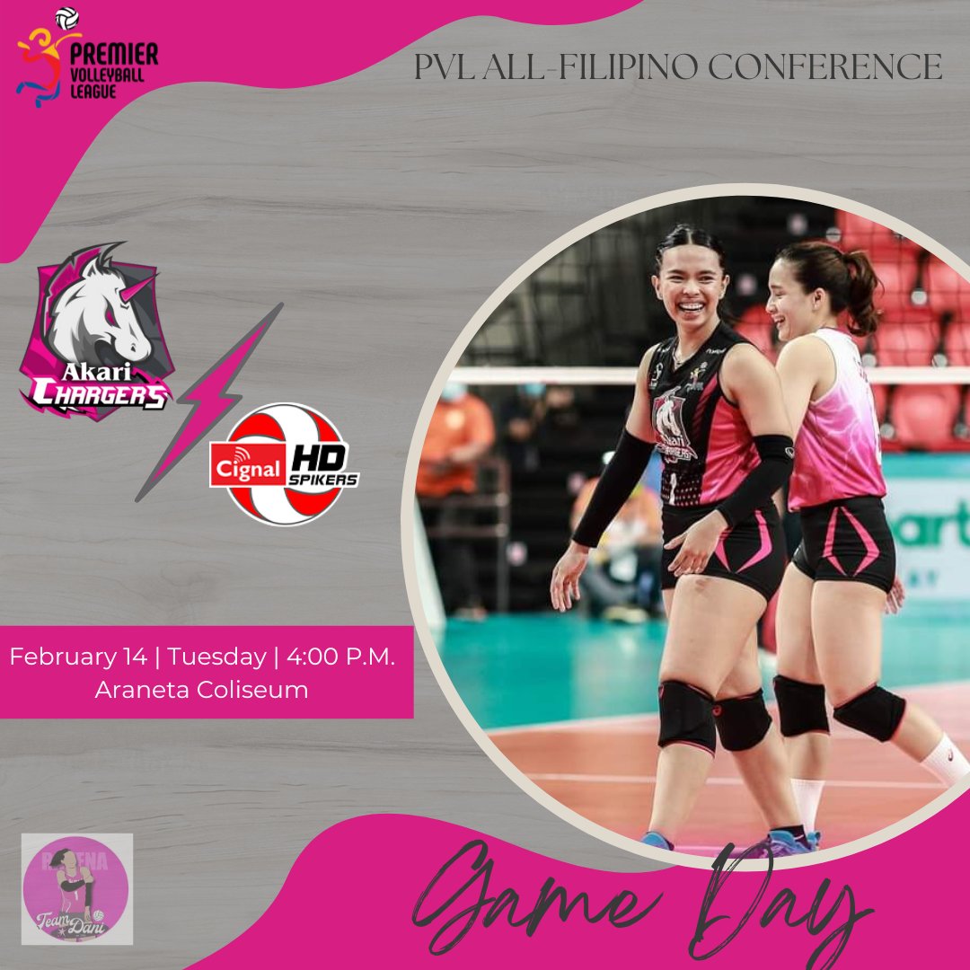 Game Day on a Heart's Day!!!

Watch and support the Chargers as they go up against the HD spikers. 

Let's go AKARI!!! 💖⚡