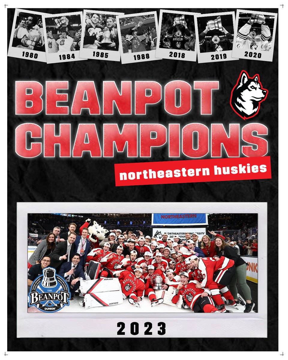 Crown the boys of Beantown. 

#HowlinHuskies