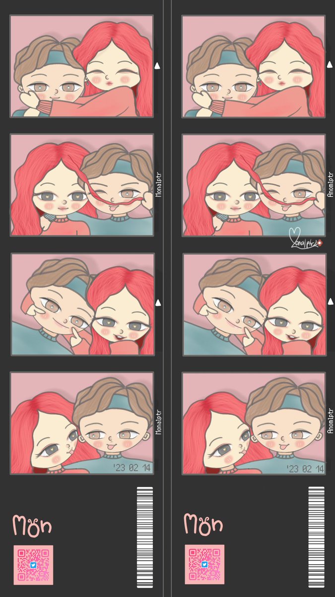 anomlptr's tweet photo. Spesial hari kasih sayang dari OCku yang kena bestiezone 💕

#ValentinesDay #ArtistOnTwitter #OC https://t.co/oHiWWpeDRg