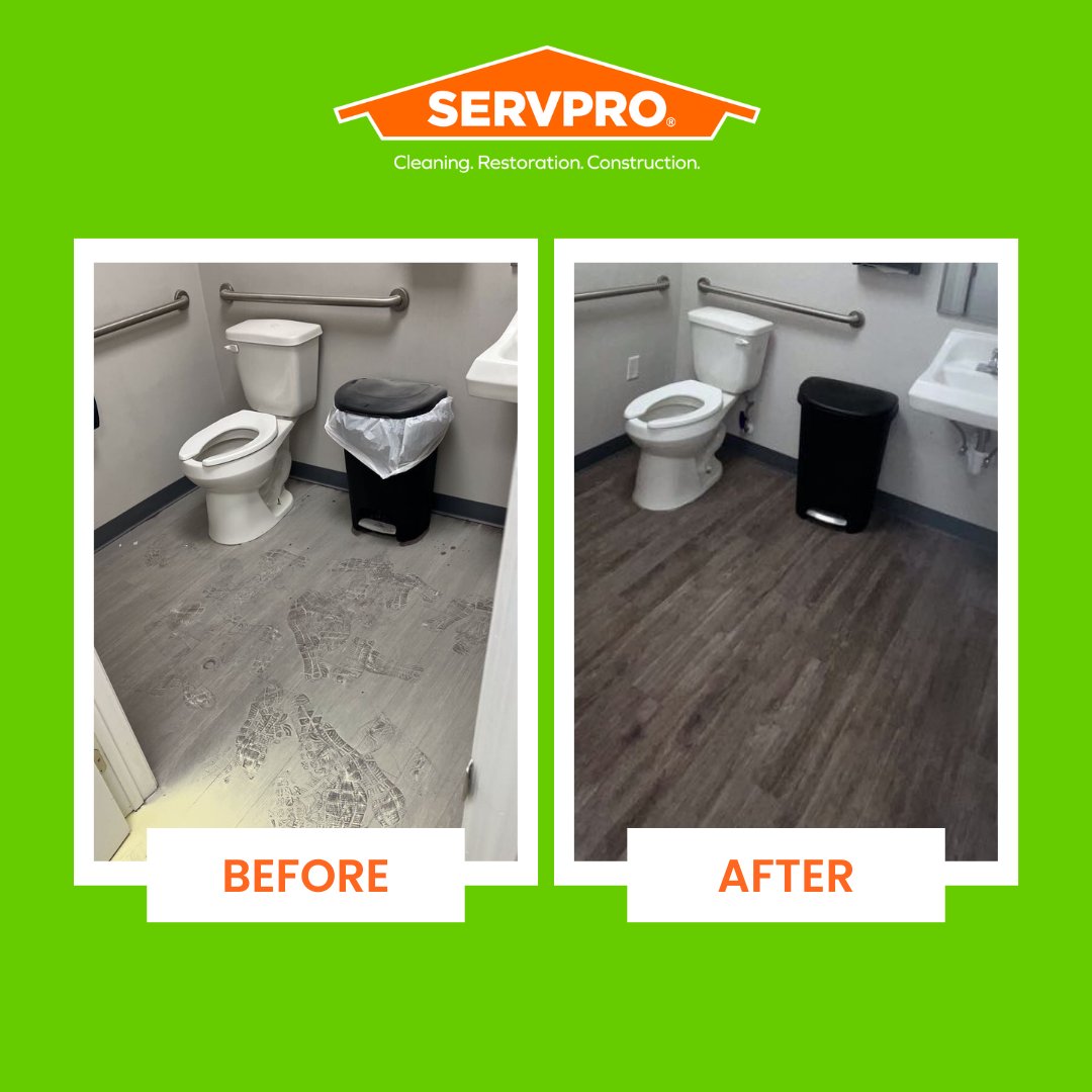 Check out this before &amp; after. 😎

We had a recent call from a local business that their office had been vandalized using a fire extinguisher. Our team got to work and got them back to "Like it never even happened."