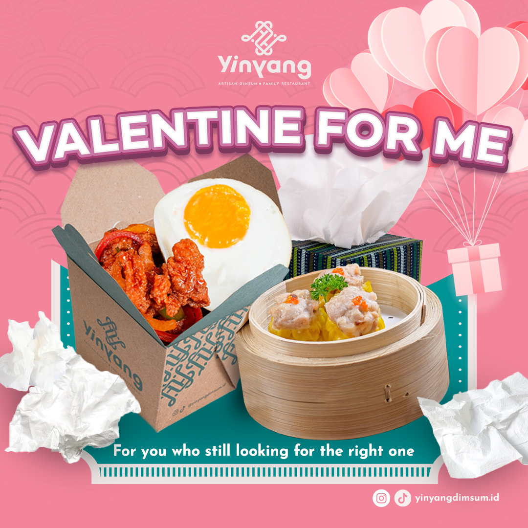 PondokIndahMall's tweet photo. ◇ VALENTINE FOR ME ◇
Because the right one will find their way to my heart in the right time,
Meanwhile, I will enjoy my life to the fullest. I'm Single, but Full..
1 Takeaway rice bowl
1 Dimsum of choice
1 Pack of tissue
Special price: IDR 66K
T&C applied
#NextLevelDimsum https://t.co/4Uq5OuHtqB