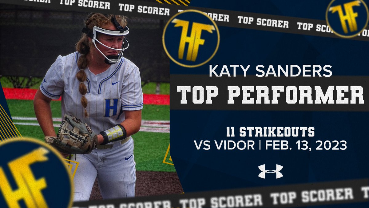 HFISD_Longhorns's tweet photo. HOW BOUT THEM LADY HORNS!

Congratulations to our Varsity softball team on  their 8-2 victory over Vidor to start the season 1-0!

Top Performers 
@BriannaParent5: 3-4, 3 RBI, 1 R
@katiebethke24: 4-4, 1 RBI, 3 R
@RutherfordAbi: 1-4, 3 RBI
Katy Sanders: 11 K's
(Thread)
@saphirec98 https://t.co/LAmebGFgYi