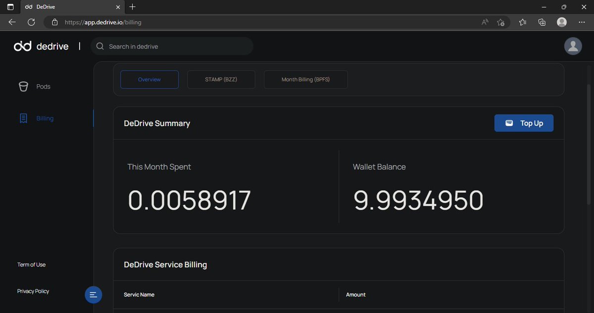 MannanWaheed2's tweet image. Testing #Dedrive for 2 days by Creating/Deleting PODS, Uploading/Downloading and everything works pretty super cool fast
Thanks to @ednsdomains for integrating 3 #decentralized providers IPFS, BZZ, BTFS. 
Feel free to ask questions in comment
@CNovientas @mongeulee @tasnim1267