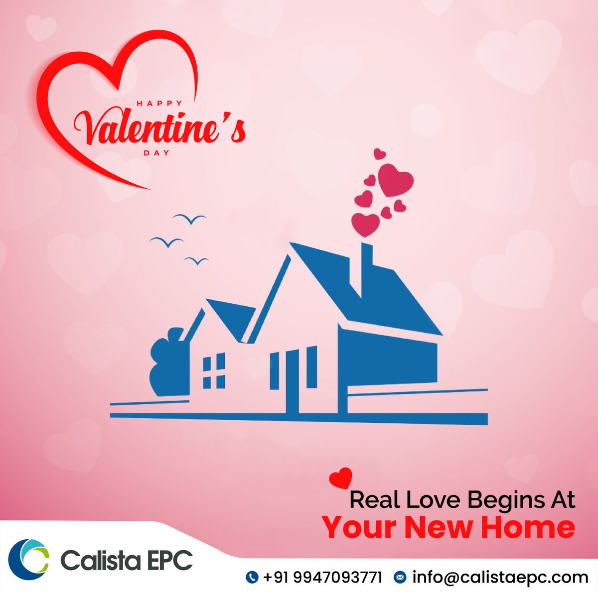 A new home is a perfect place to grow and strengthen your love bonds. Calista EPC wishes all loving couples a Happy Valentine's Day.

#happyvalentinesday #love #valentinesdayspecial #valentinesdaycards #valentinesdayideas #valentinesdayflowers #valentinesday2023 #girlfriendgift