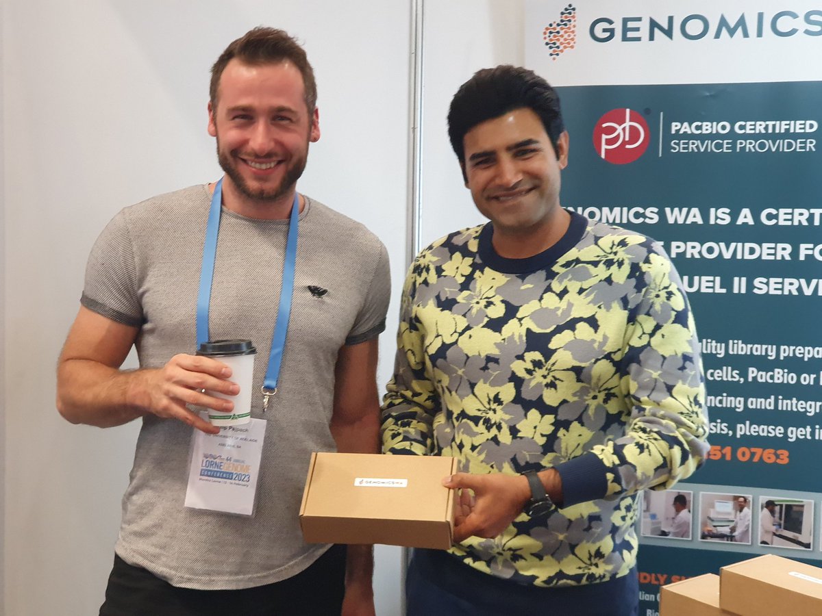 genomics_wa's tweet photo. Congratulations @FPajpach for winning our miniature instrument set, enjoy! @genomics_wa @GenomeConf https://t.co/jYufQLMfQG
