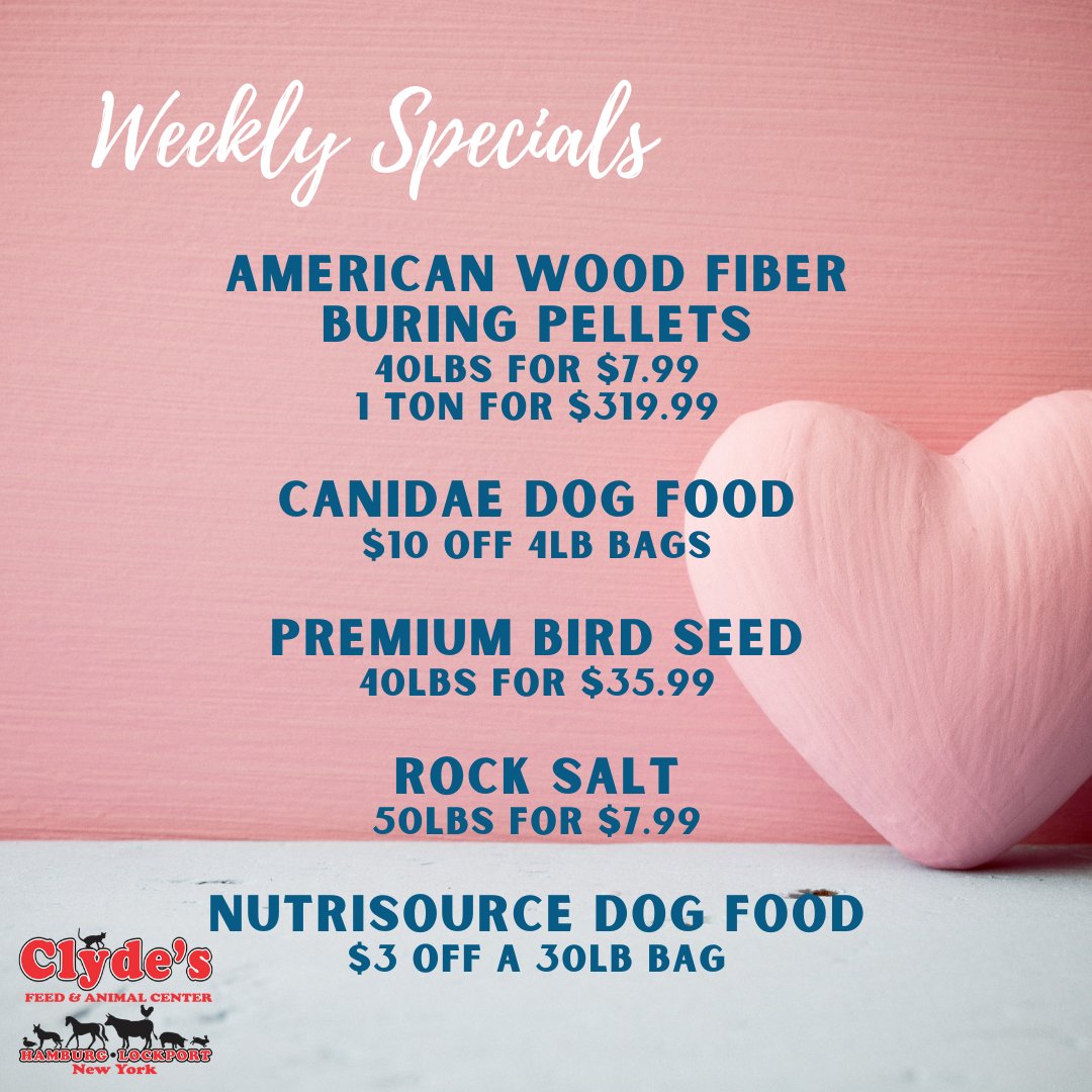 clydesfeed's tweet photo. Don't let this mini heat wave fool you. You'll be needing rock salt by the end of the week. Stop in and shop some of the best prices around! https://t.co/VStDWf9hiM