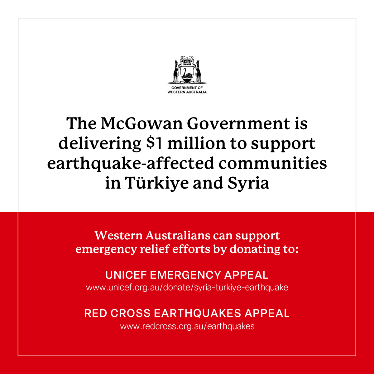 MarkMcGowanMP's tweet photo. Our thoughts are with the people of Türkiye and Syria at this very difficult time.

The scale of the destruction of homes and livelihoods and the loss of loved ones in this disaster is incredibly tragic. https://t.co/sO5FjHEREi