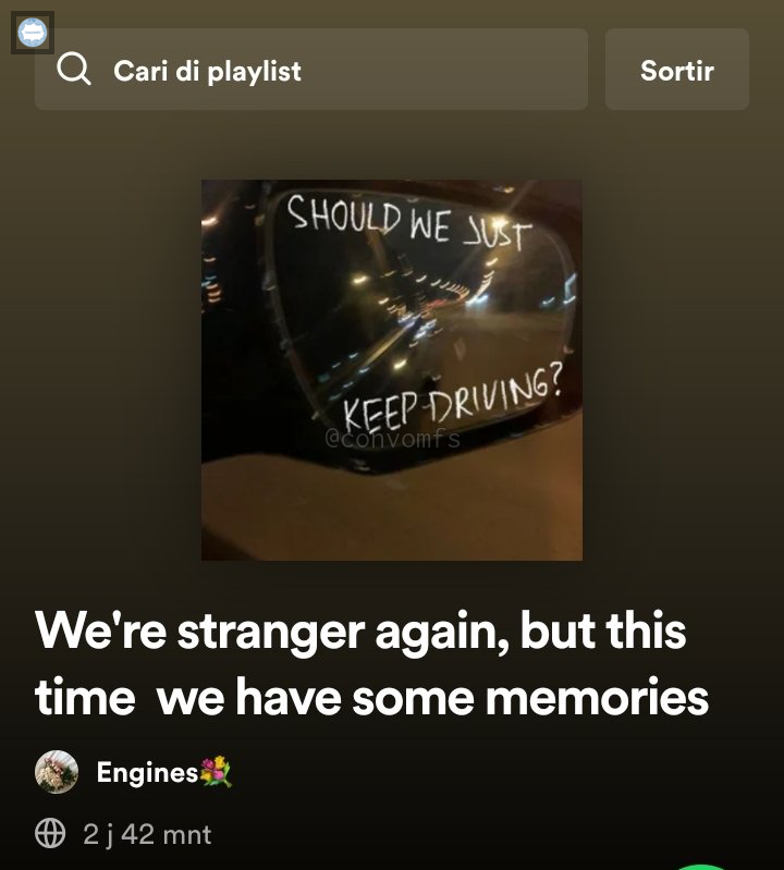 convomfs's tweet photo. 💭 Tunjukin playlist yg isinya lagu gamon dong!! https://t.co/MR88K4pOjf