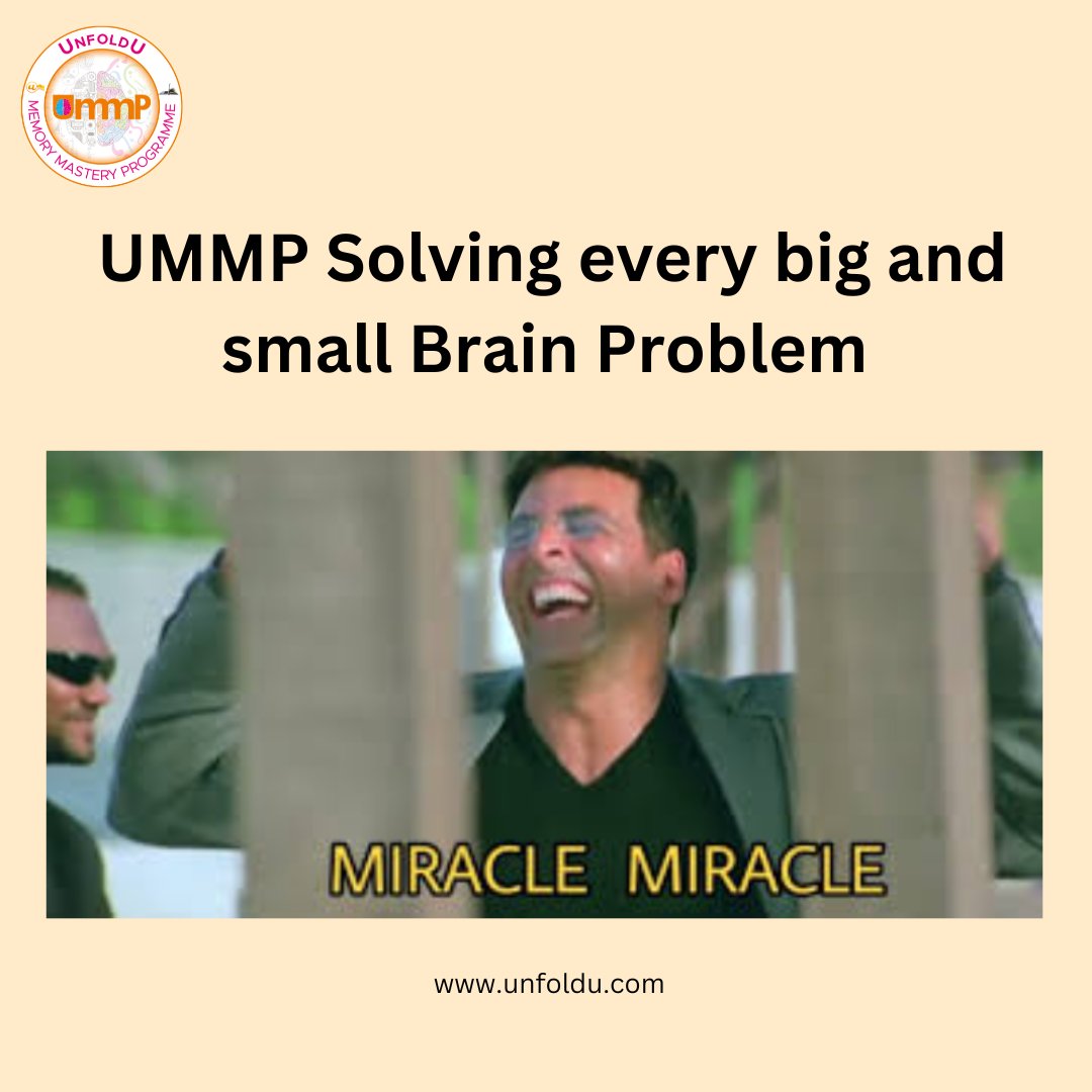 unfolduofficial's tweet photo. UMMP solves every problem, this is no less than a miracle 

Register Now: https://t.co/4zLmkvlbYP

#unfolduofficial #brainpower #dailymemes #memesforlife #schoolmemes #ummp #brainbooster https://t.co/dOhiEVHW0h