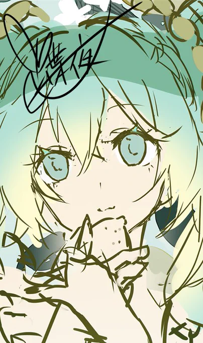 寄り目ミクさん可愛すぎんか 