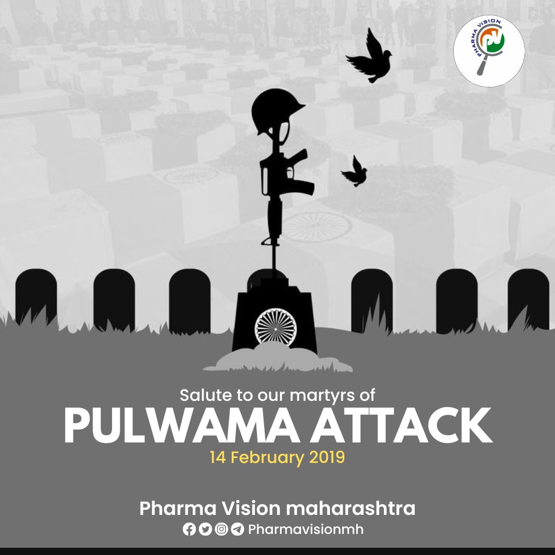 Tributes to our brave soldiers who have sacrificed their lives in Pulwama Attack 🇮🇳
#PulwamaAttack #pharmavision