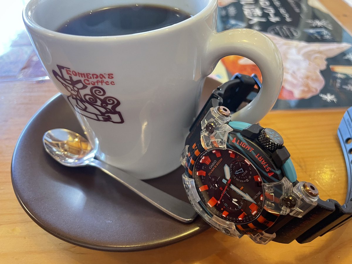 miurajotap400's tweet photo. コメダ珈琲&ヤドクガエル
今日のお供もヤドクガエル…
#GSHOCK #frogman
#コメダ珈琲
#poisondartfrog #masterofg #30thanniversary
#GWFA1000APF1AJR
#CASIO https://t.co/Z1iEiO628d