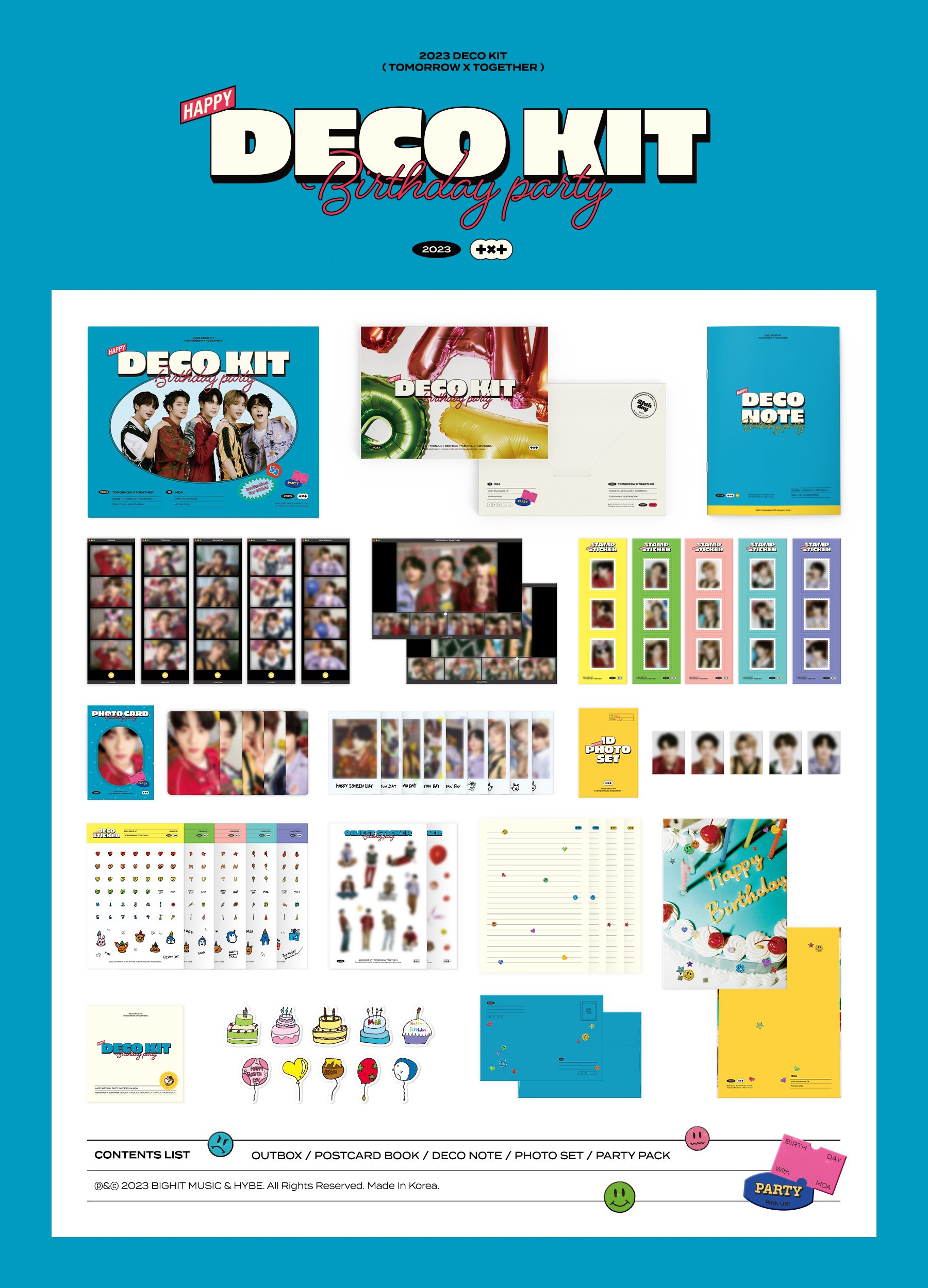 Amazon.com: TXT TOMORROW X TOGETHER 2024 DECO KIT (Ship by
