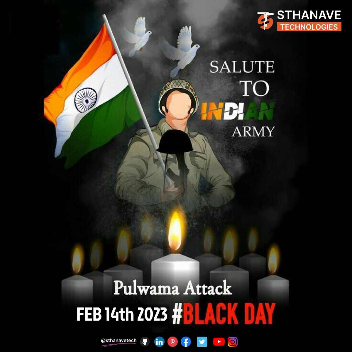 SthanaveTech's tweet image. #sthanavetech #BlackDay  #PulwamaAttack  
#Today  #IndianArmy  #India