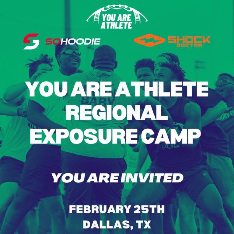 Appreciate the invite <a href="/youareathlete/">You Are Athlete</a> for me to come out and showcase my talents 🤝🏾