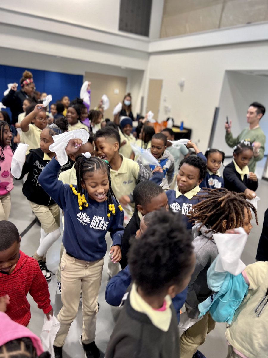 Look at our scholars. It’s not Black History, it’s American history.  Thank you young people ❤️ <a href="/KIPPNO/">KIPP New Orleans Schools</a>!  #BlackHistory #BlackJoy #Celebrate 💜💚💛