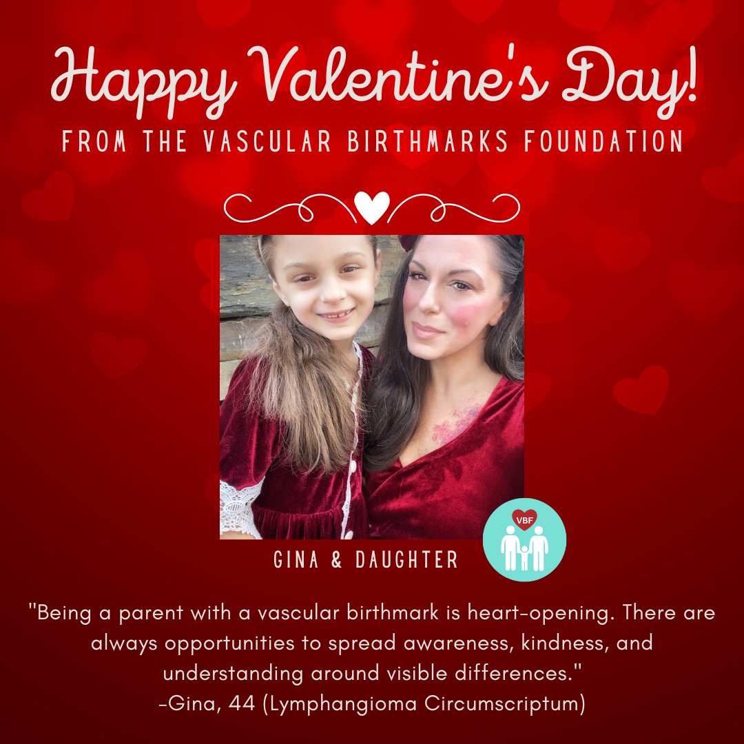 Happy Valentine's Day from the Vascular Birthmarks Foundation.

#VascularBirthmarks #VascularBirthmarksFoundation #VBF #spreadlove #love #heartopening #nonprofits #nonprofitwork #support #parentswithbirthmarks