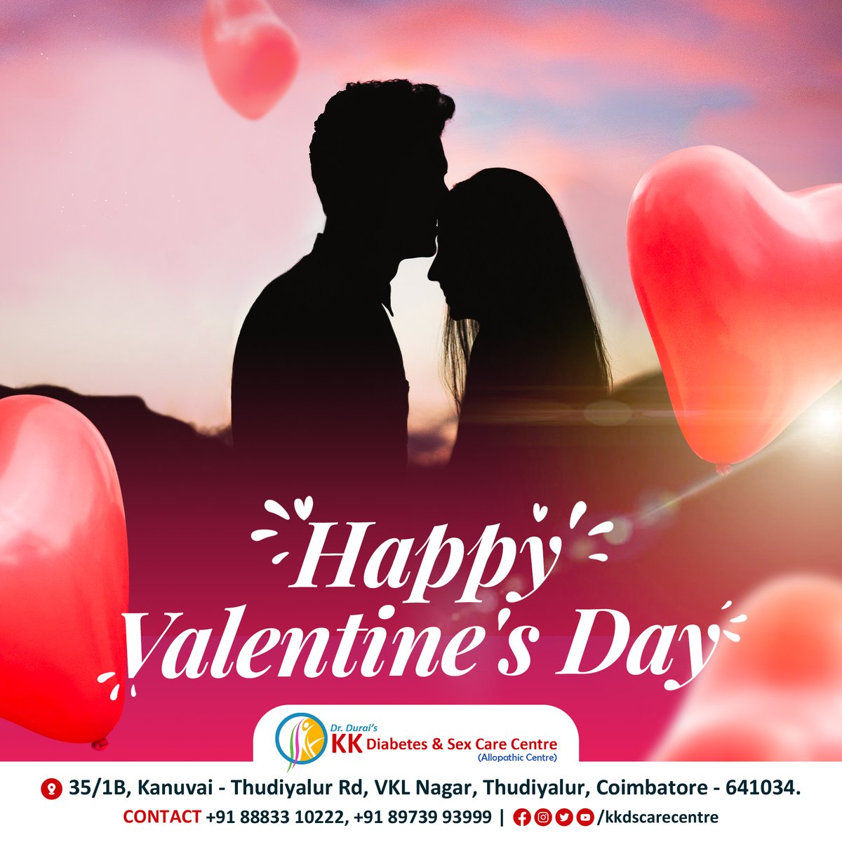 kkdscarecentre's tweet photo. Wishing all patients, healthcare workers, and staff a Happy Valentine’s Day! Your love towards the healthcare profession uplifts society.

#kkds #valentinesday #valentinesgifts #love #happymoments #feb14 #coimbatore https://t.co/ZpkTBA9Vhh