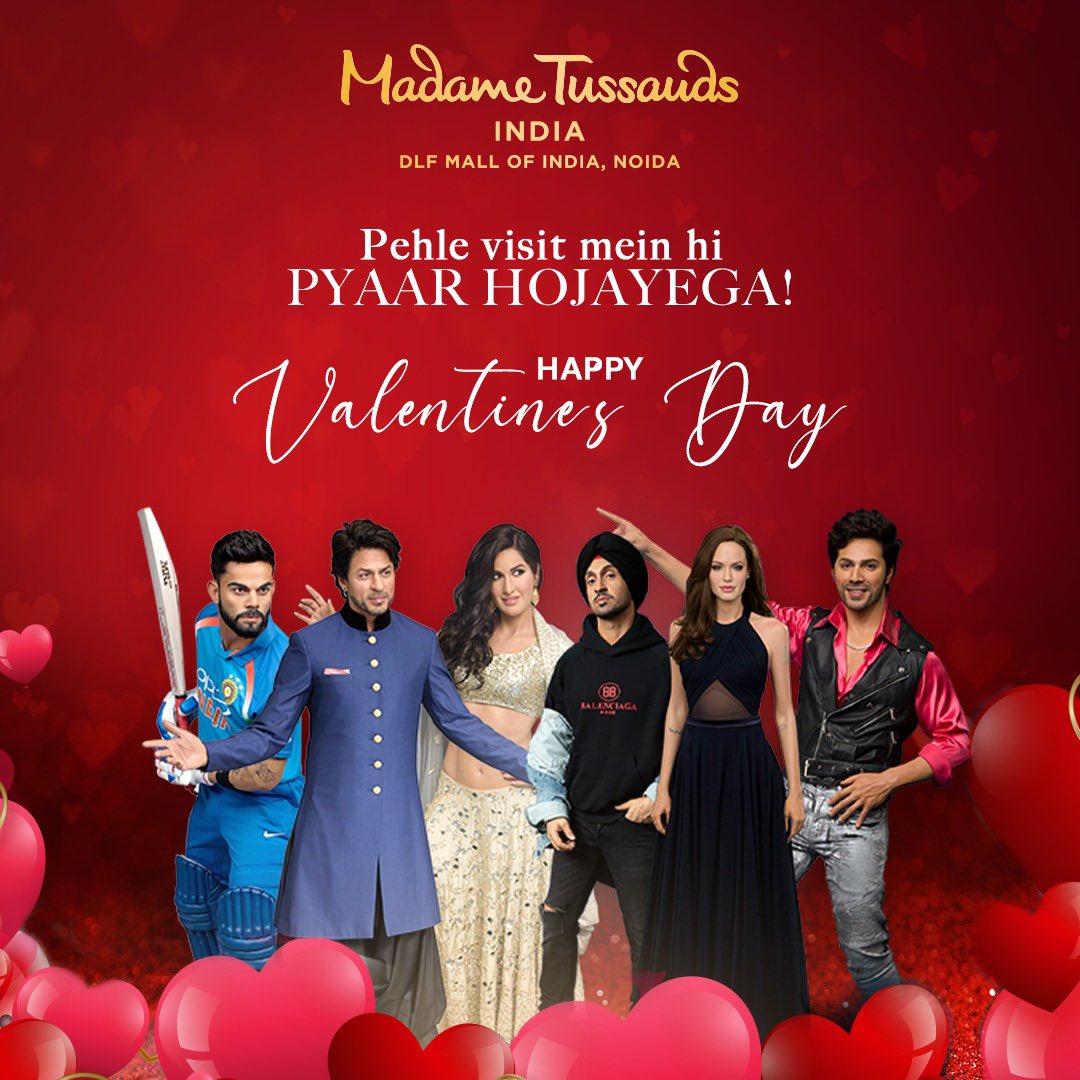 Love is timeless, such are these wax figures! Come and fall in love with them, again. Madame Tussauds wishes you a very Happy Valentine's Day! 

#MadameTussauds #ValentinesDay #Bollywood #Waxfigures #Love #Enjoy