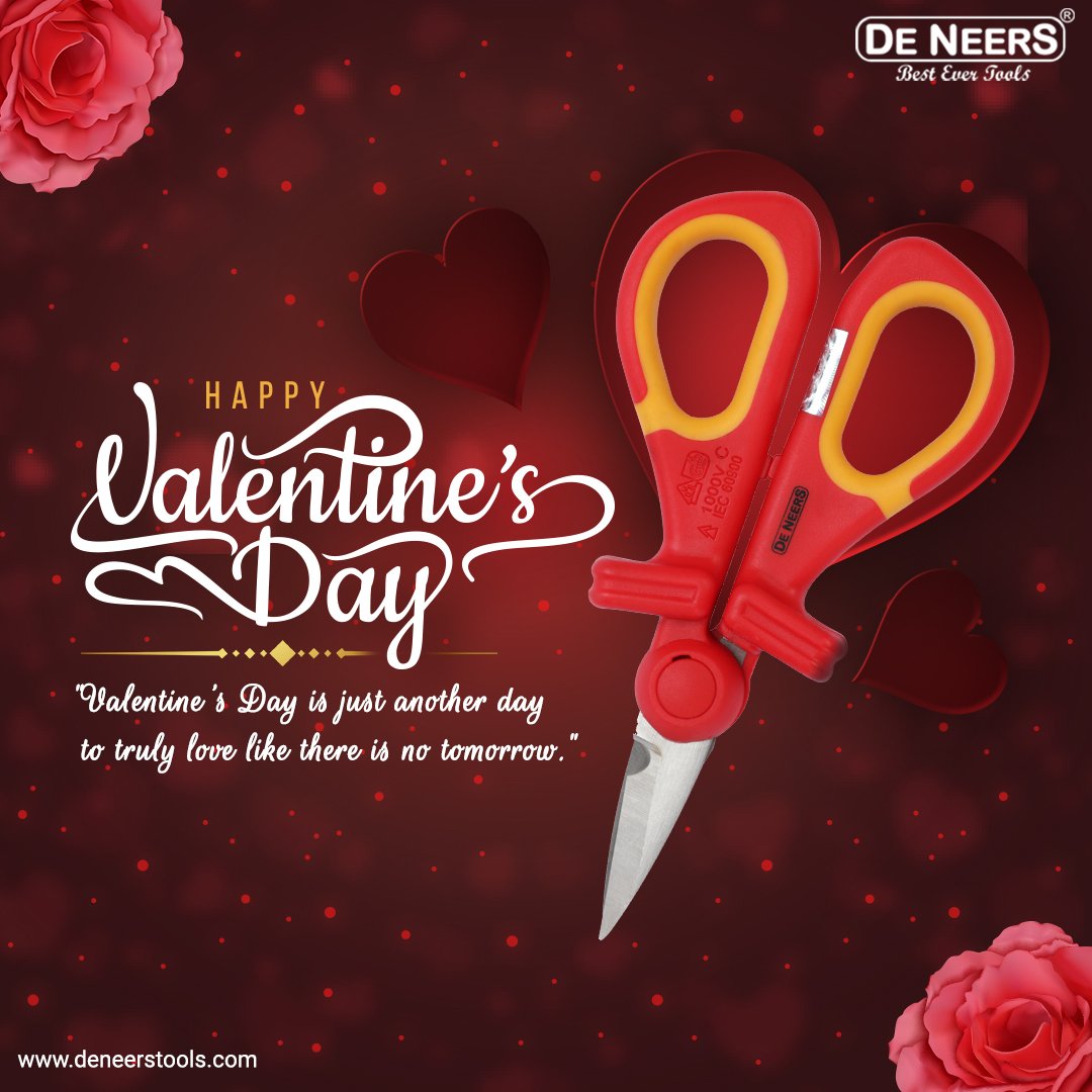 Whatever you plan to do, one special thing to not forget this Valentine's is expressing your love through words and actions. Happy Valentine's Day!

#deneers #bestevertools #handtools #tincutterscissor #besttools #longlasting #happyvalentinesday #valentinedaygifts #happyvalentine