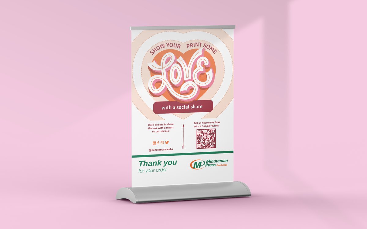 Print &amp; Display in need of a little LOVE?
We're here to help shower your print materials with affection 🥰! 

We can't promise chocolates &amp; roses (although we do have coffee), but can guarantee a dreamy print job every time!



 #valentinedesigns #valentine #display #print