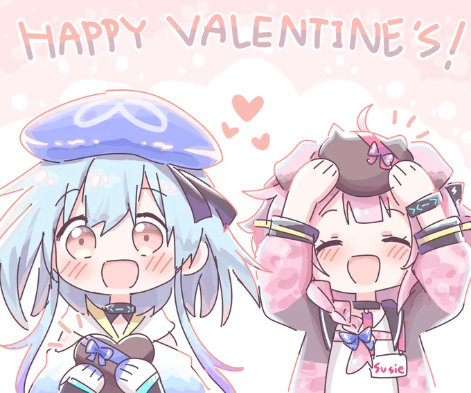 Mizuki and GG-chan want to give you a chocolate!  #Arknights #アークナイツ #明日方舟