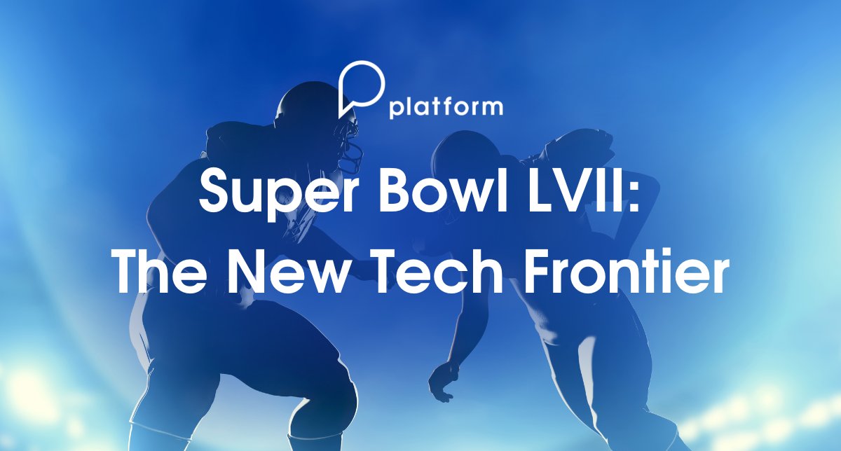 Platform_Comms's tweet photo. Sunday’s #SuperBowl set a new benchmark for tech in sports. Read our latest blog about how innovation in #streaming, #adtech and #networks are engaging fans like never before. Here’s the link: https://t.co/jd1jbJoZGT https://t.co/GP8yi7c5mF