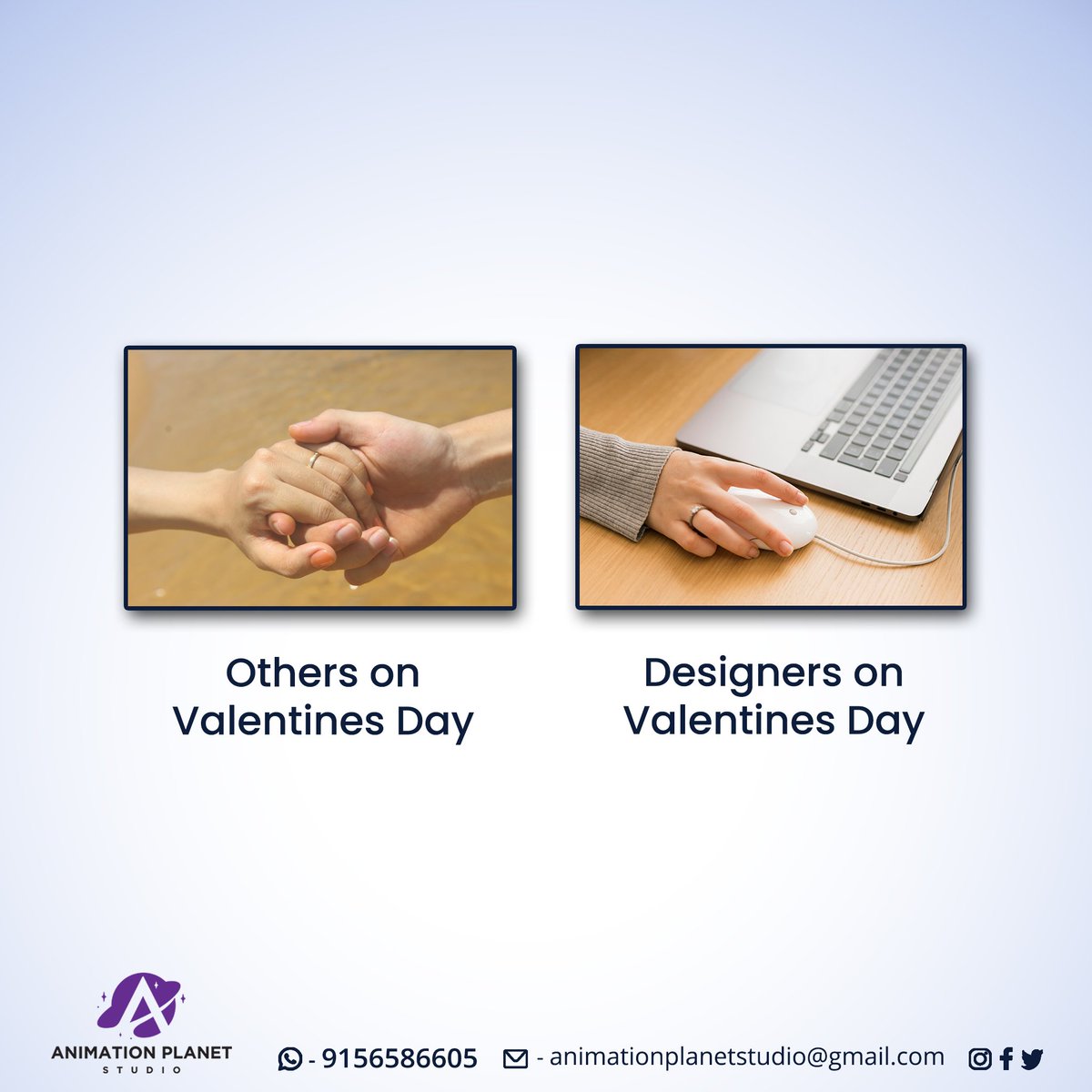 Which types of you? 😅🤔
.
.
.
.
#valentineday #valentines #valentinesdaymemes #memes #graphicdesignermemes #14february #valentinesweek 
#animationstudio #aurangabad #sambhajinagarkar #APS #animationplanetstudio