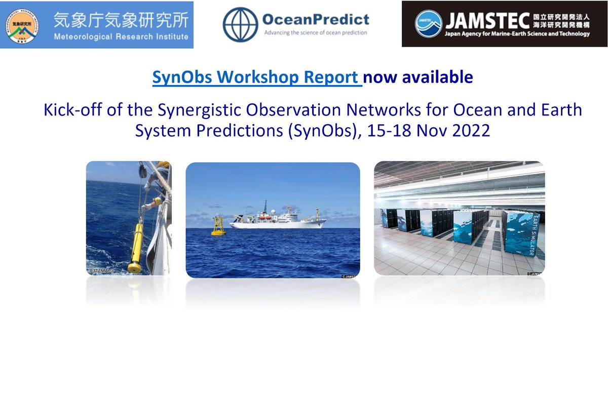 OceanPredict (@oceanpredict) on Twitter photo Report from the SynObs Kick-off workshop (15-18 Nov 2022) now available. Please visit the <a href="/OceanPredict/">OceanPredict</a> website at oceanpredict.org/archived-event… to find out more about the Synergistic Observing Network for Ocean Prediction working with the <a href="/UNOceanDecade/">UN Ocean Decade</a>. Report from the SynObs Kick-off workshop (15-18 Nov 2022) now available. Please visit the <a href="/OceanPredict/">OceanPredict</a> website at oceanpredict.org/archived-event… to find out more about the Synergistic Observing Network for Ocean Prediction working with the <a href="/UNOceanDecade/">UN Ocean Decade</a>.